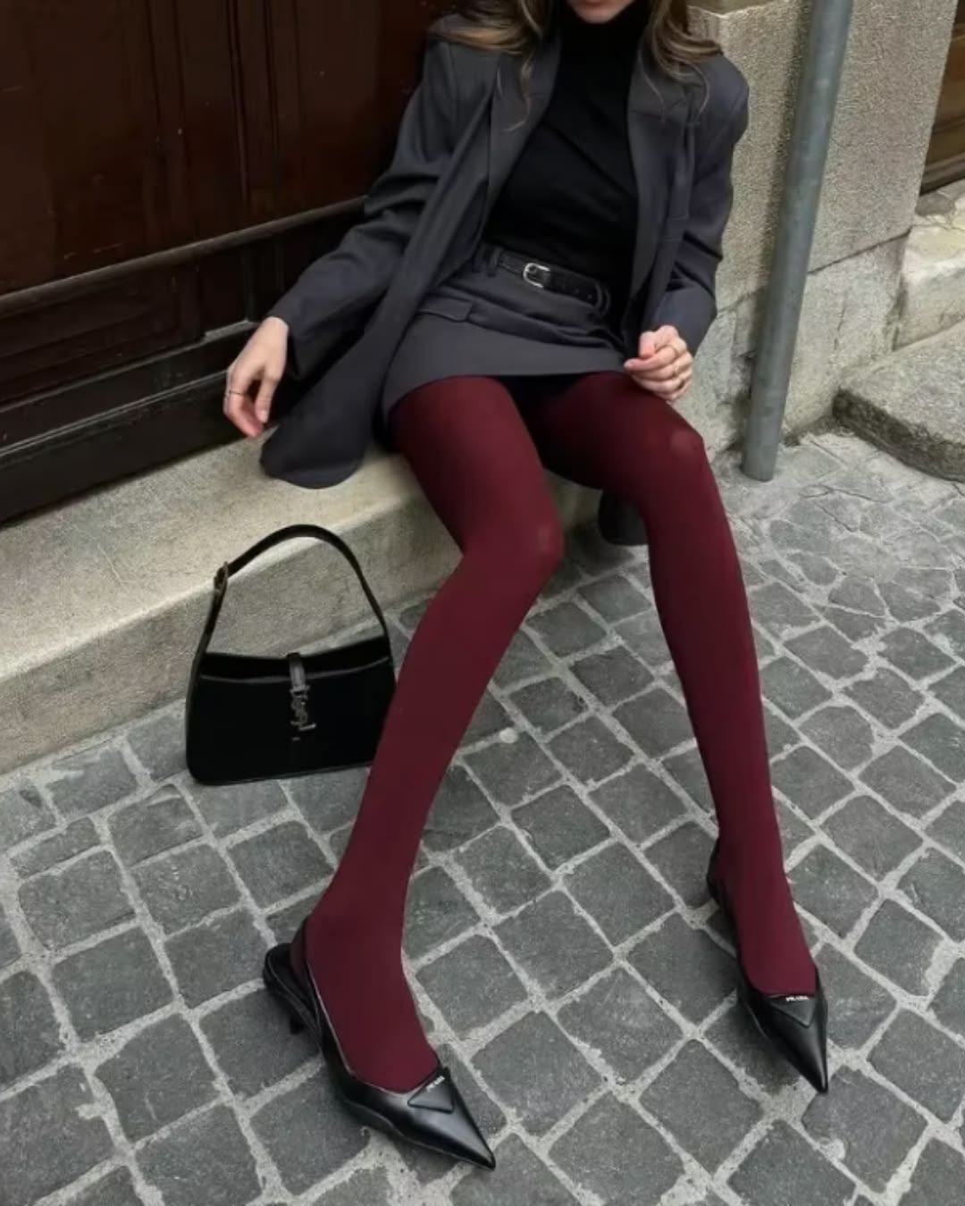 Pantimedias Opacas Vino